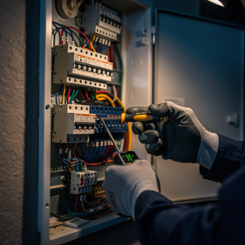 Denver Residential Electricians emergency electrician responding quickly to a residential electrical issue in Denver, CO